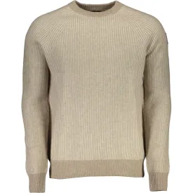 North Sails Beige Wool Men Sweater