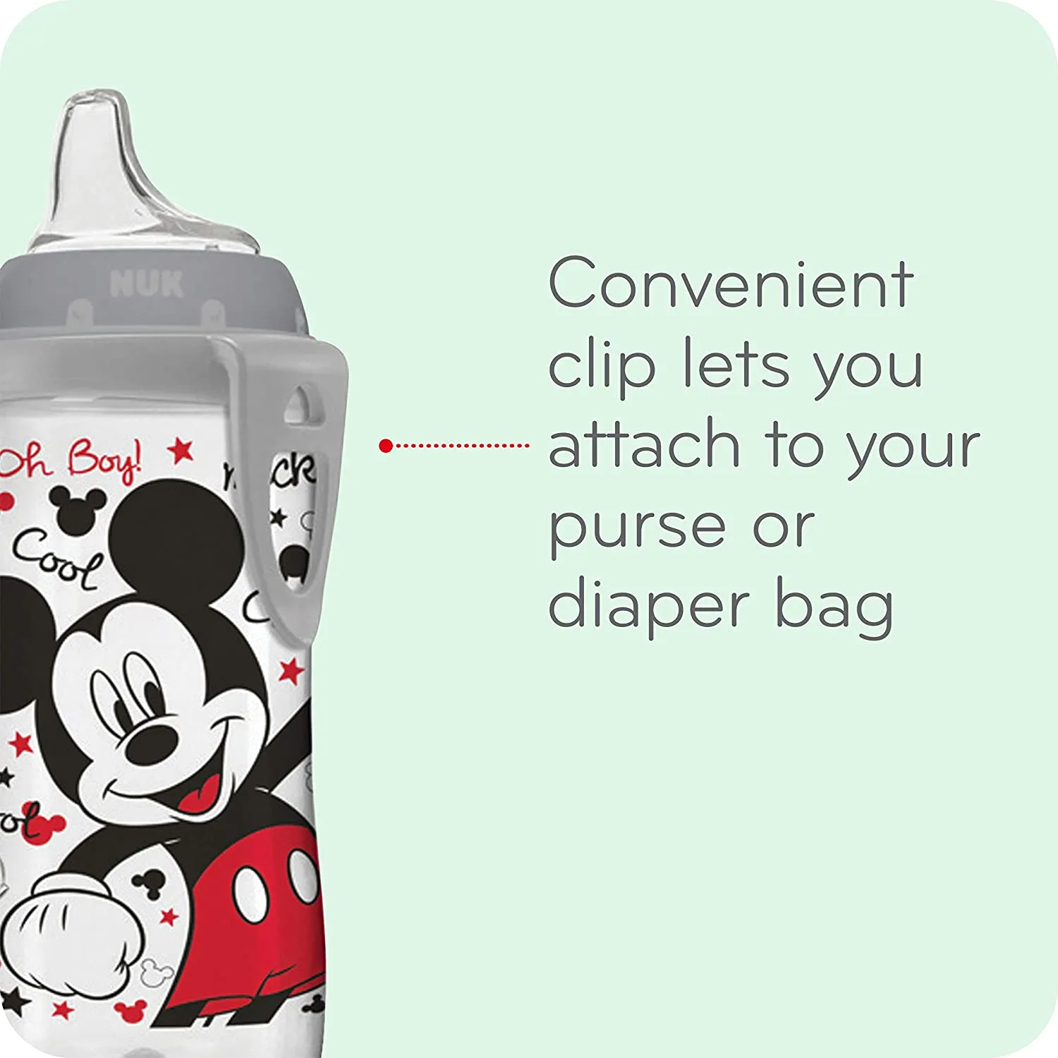 NUK Disney Active Cup, 10oz, Mickey Mouse