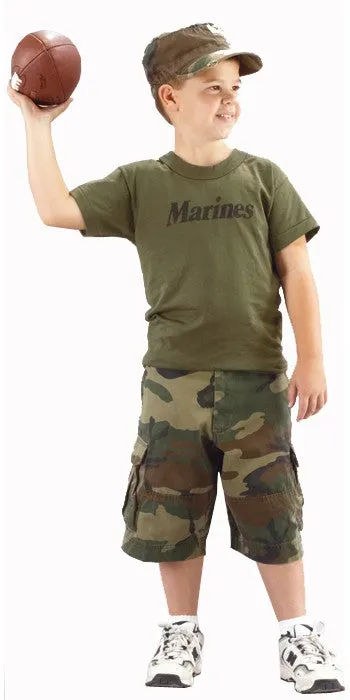 Olive Drab - Kids MARINES Physical Training T-Shirt