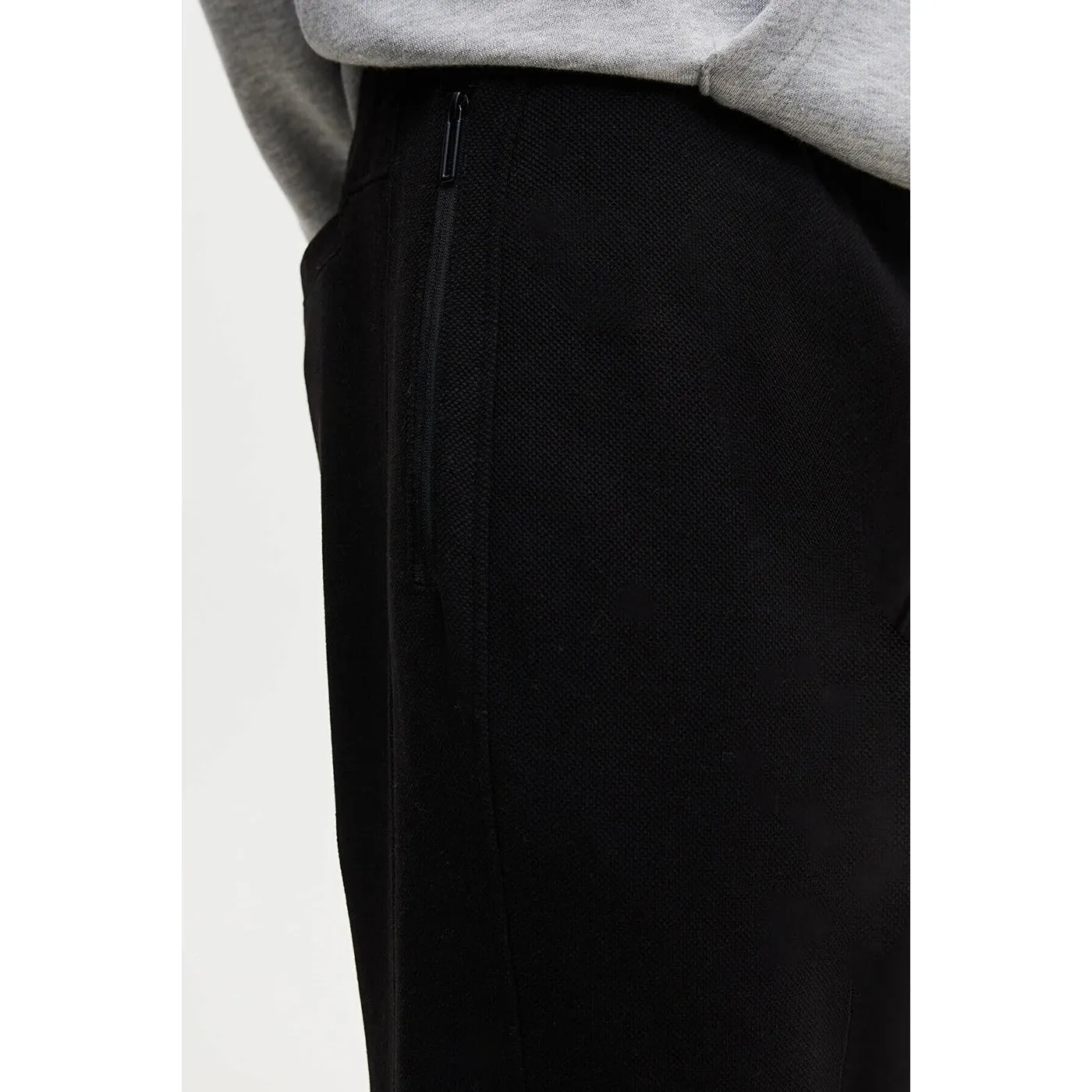 PB Black Pique Joggers with Zip Pockets