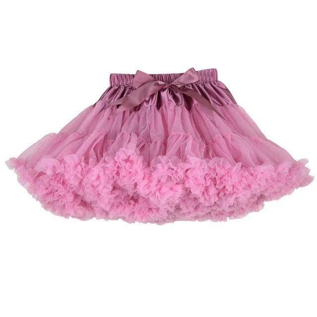 Pettiskirt with Ruffle baby Tutu skirt one piece retail girl skirt Baby Girl ball gown girls tutu ballet skirt