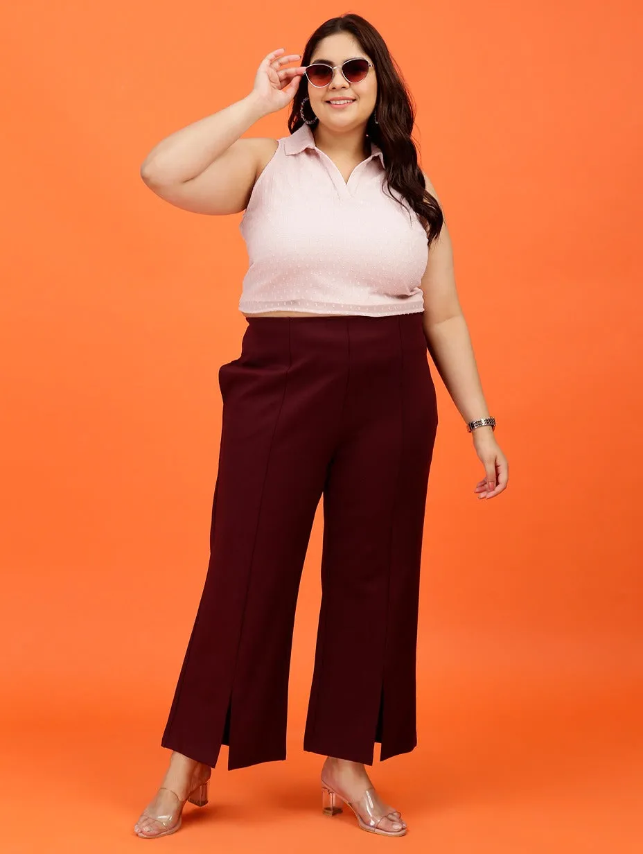 Plus Size Women Boot Cut Trouser