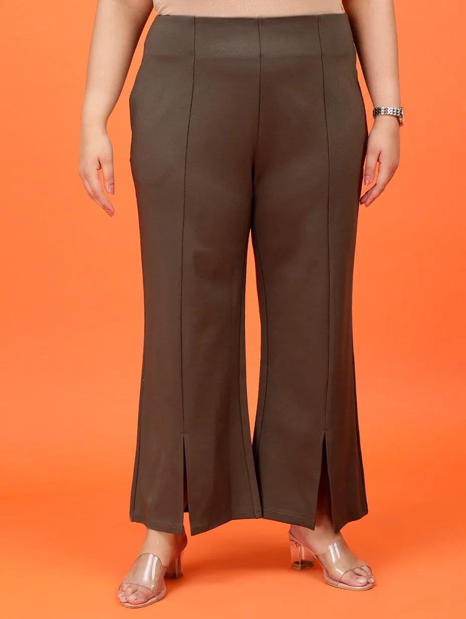 Plus Size Women Boot Cut Trouser