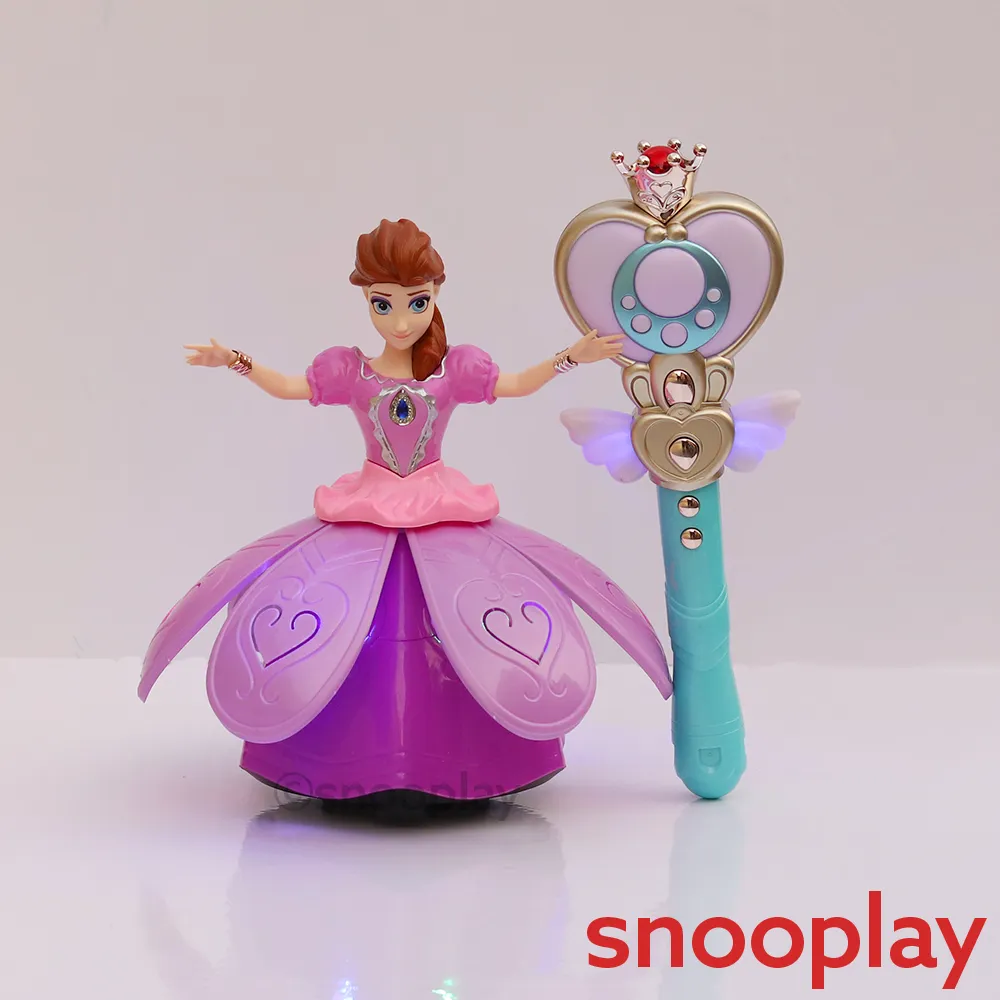 Remote Controlled Musical Princess Angel Doll | 360 degree rotation and Forward/Backward movement