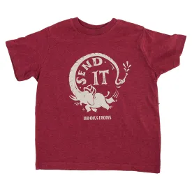 Send It - Heather Red Kids Tee