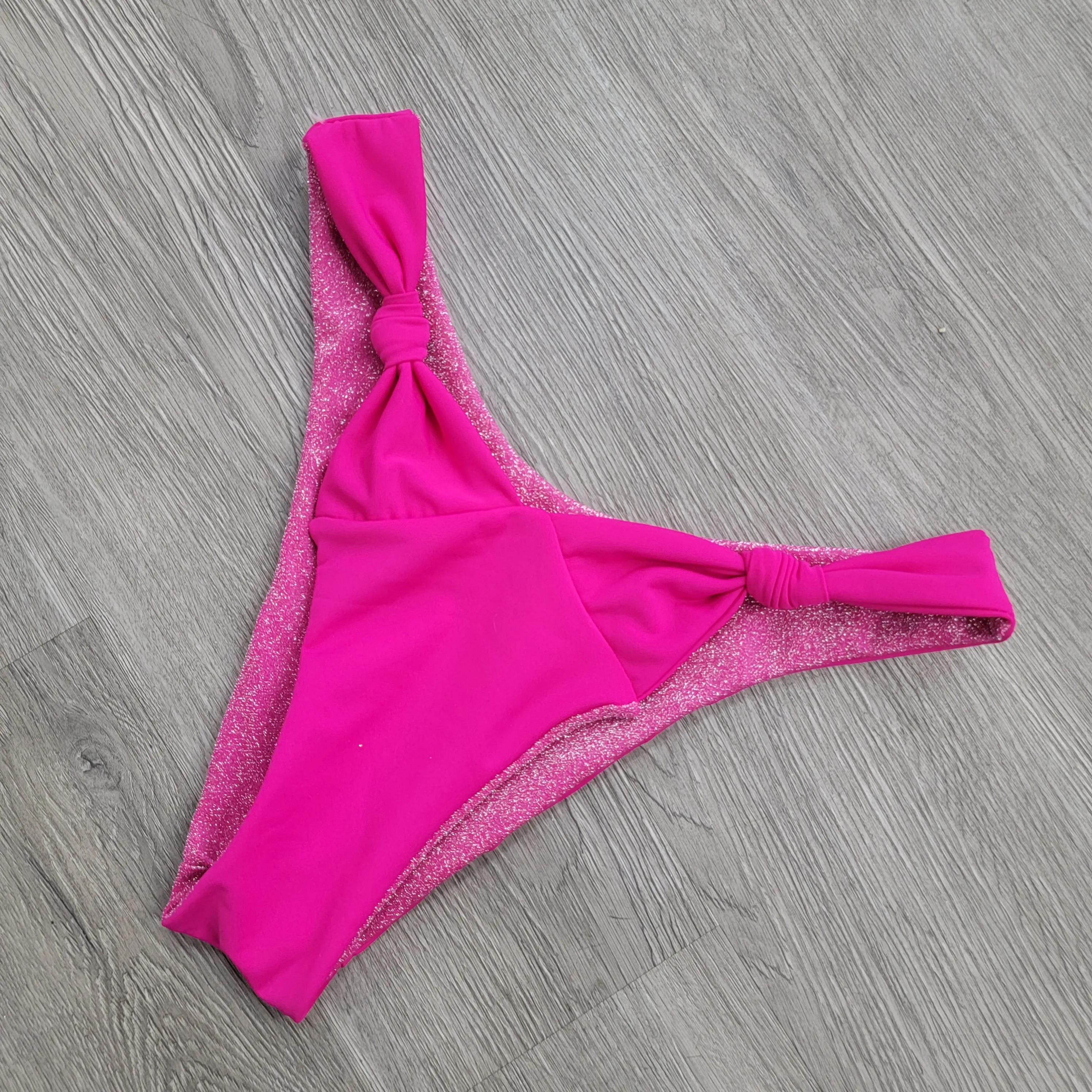 Shimmer Pink Knotty Bottoms