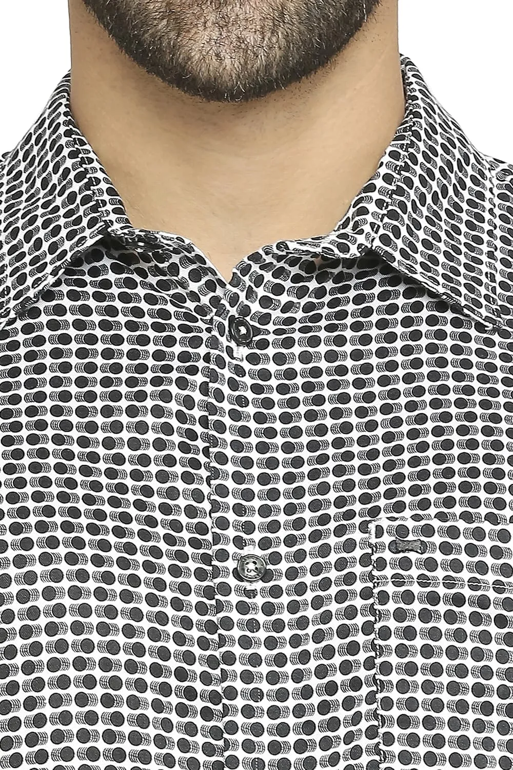 Slim Fit Tencel Printed Shirt