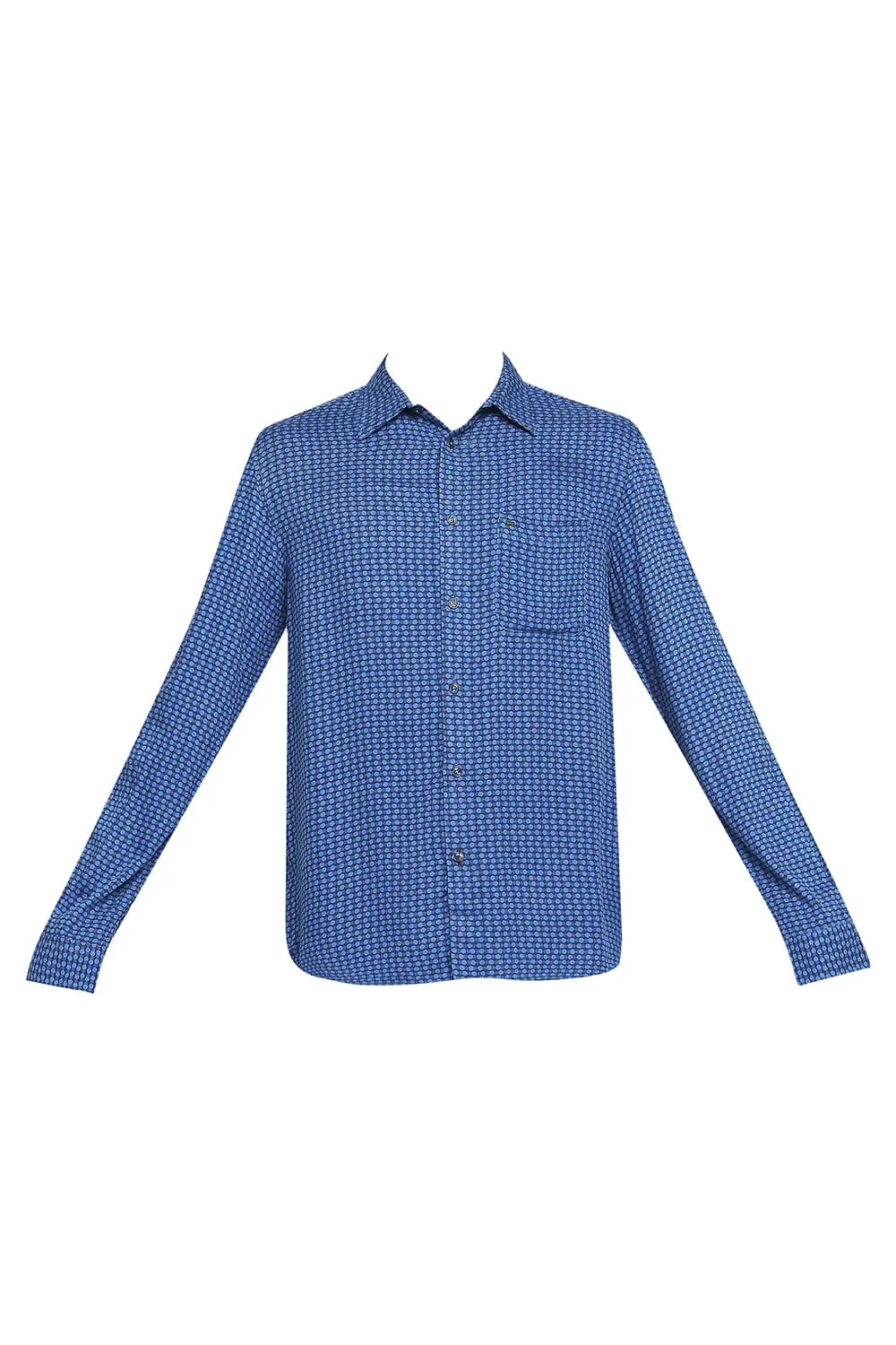 Slim Fit Tencel Printed Shirt