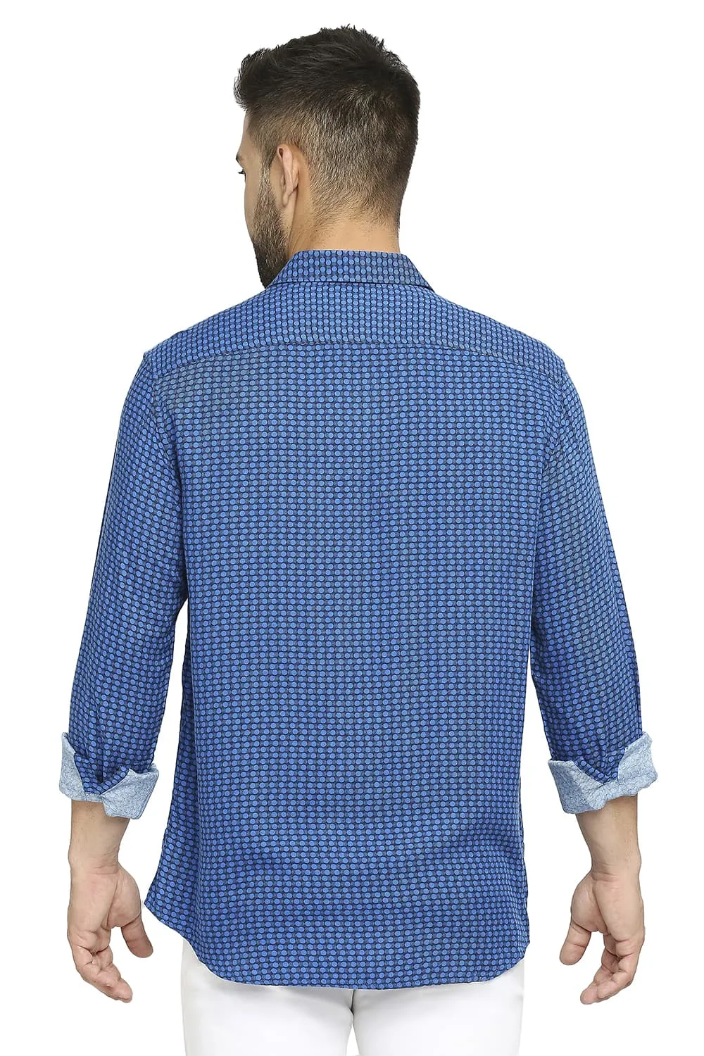 Slim Fit Tencel Printed Shirt