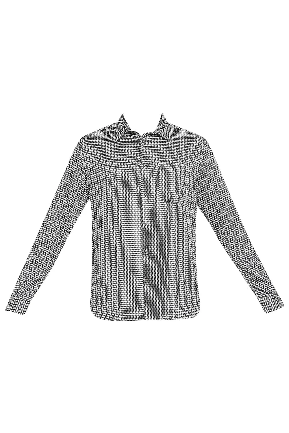 Slim Fit Tencel Printed Shirt