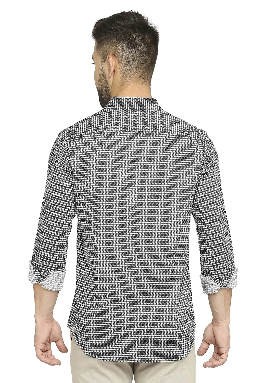 Slim Fit Tencel Printed Shirt