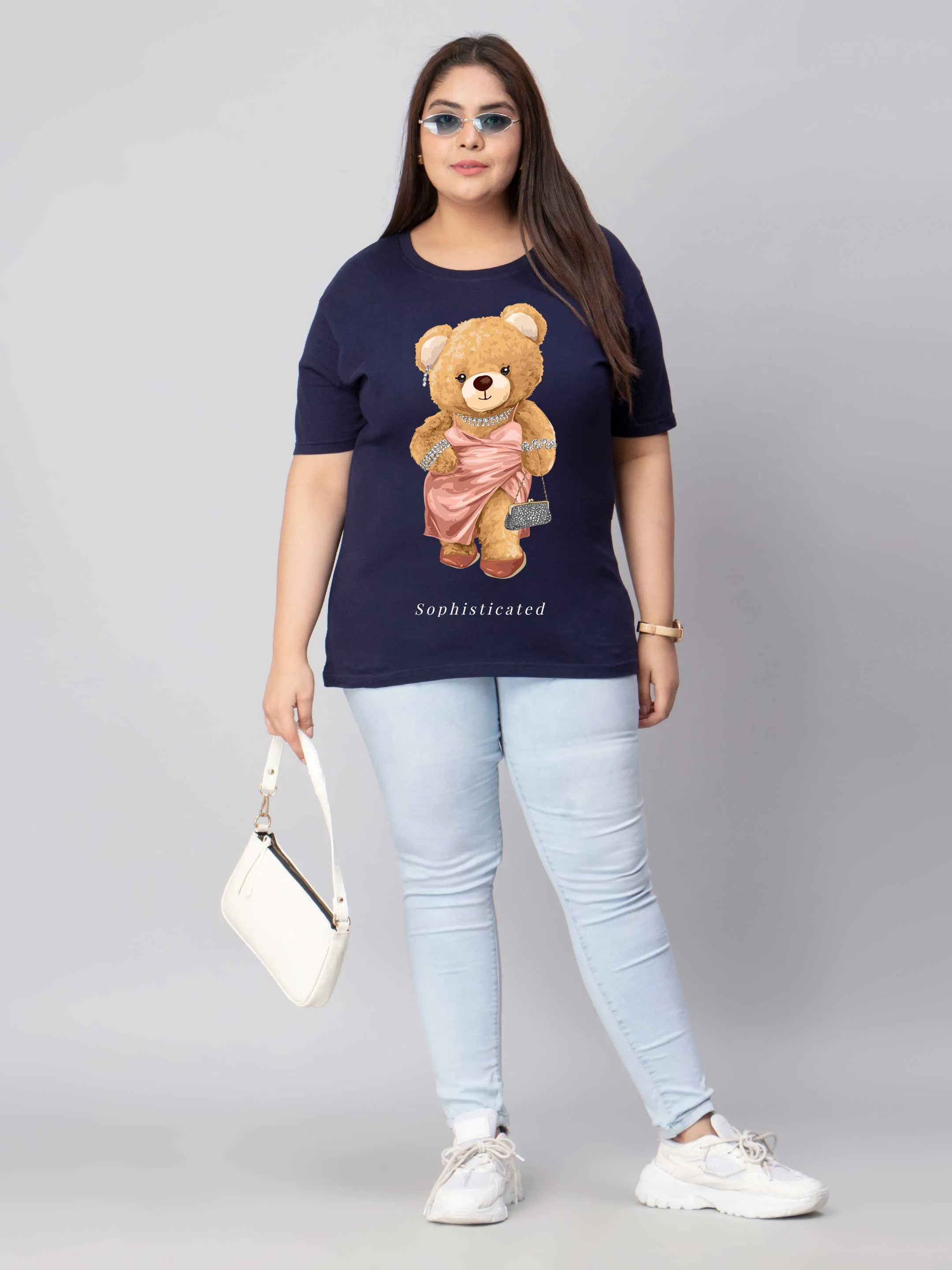 Sophisticated Bear Plus Size Women T-Shirt