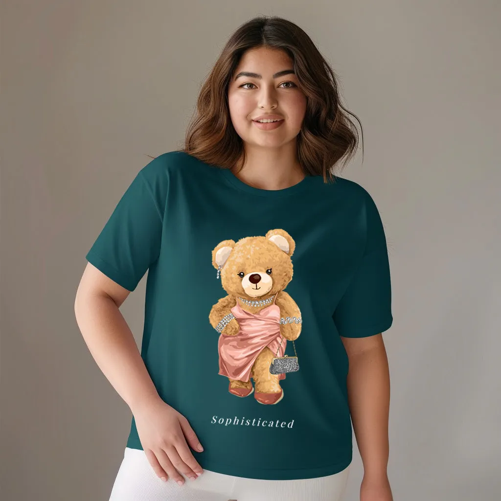 Sophisticated Bear Plus Size Women T-Shirt