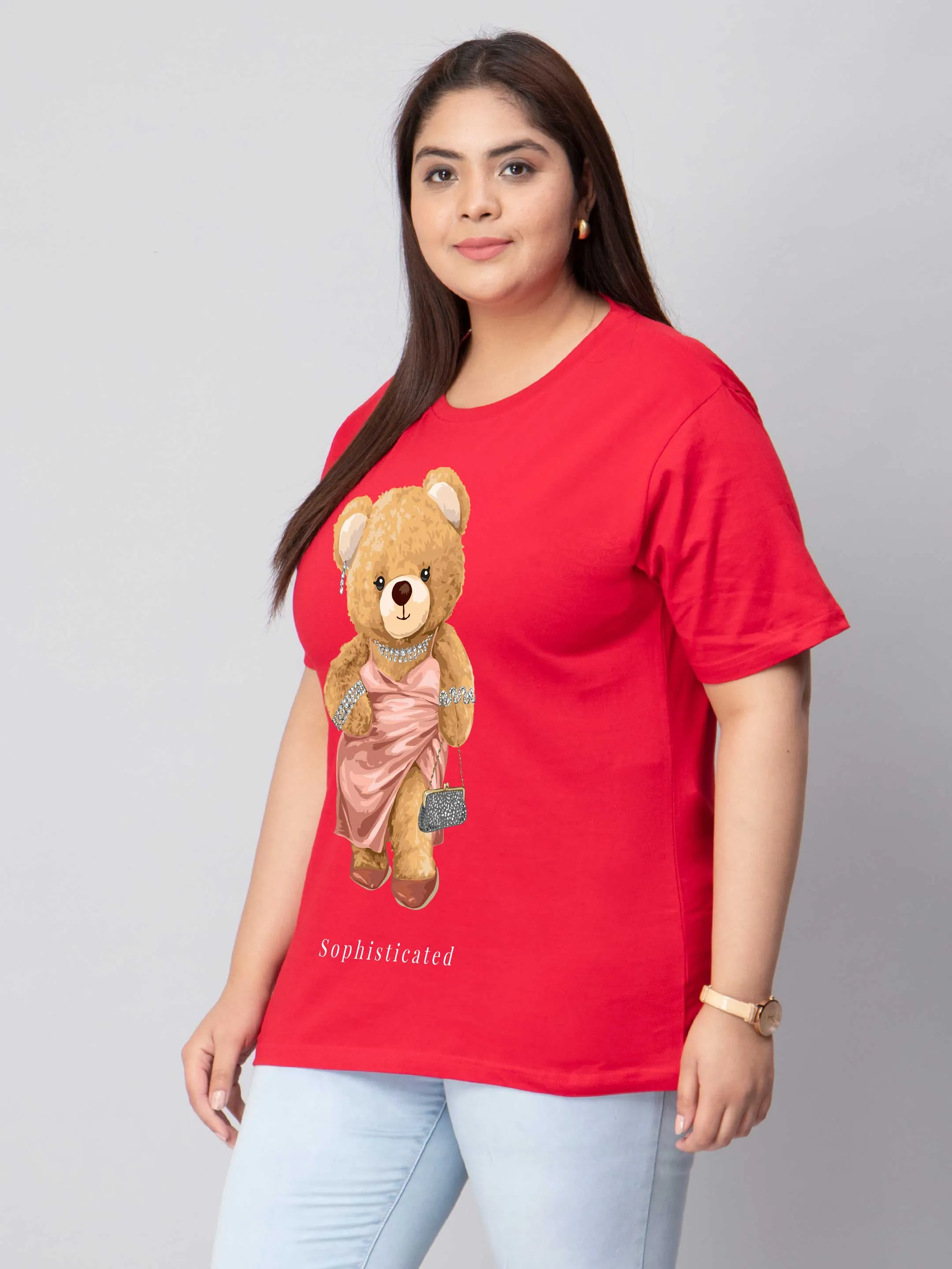 Sophisticated Bear Plus Size Women T-Shirt