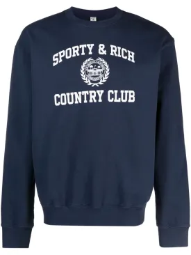 SPORTY & RICH Sweaters Blue