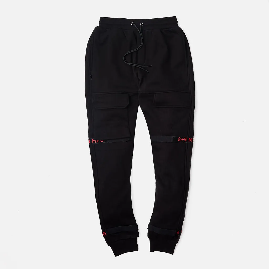 Strapped Up Slim Fleece Sweatpants Bred