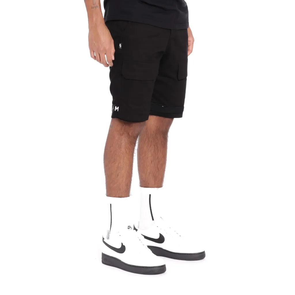 Strapped Up Slim Utility Shorts Black OG