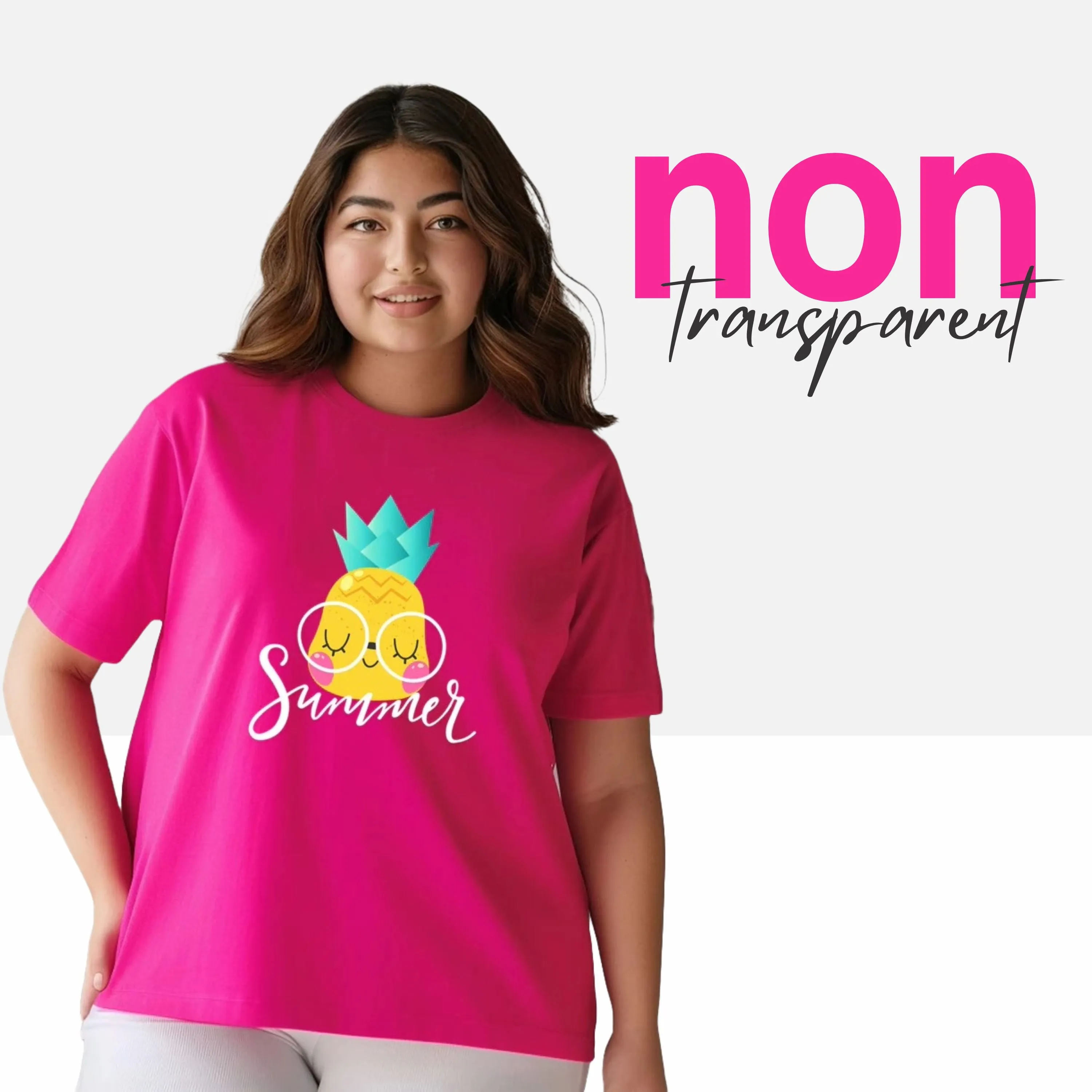 Summer Vibes Plus Size Women T-Shirt