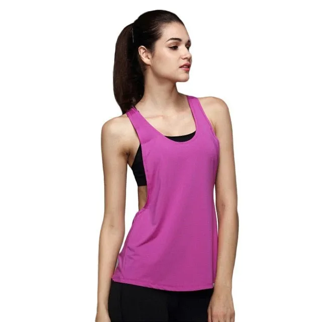 Tank Tops Quick Dry Loose Yoga Shirts