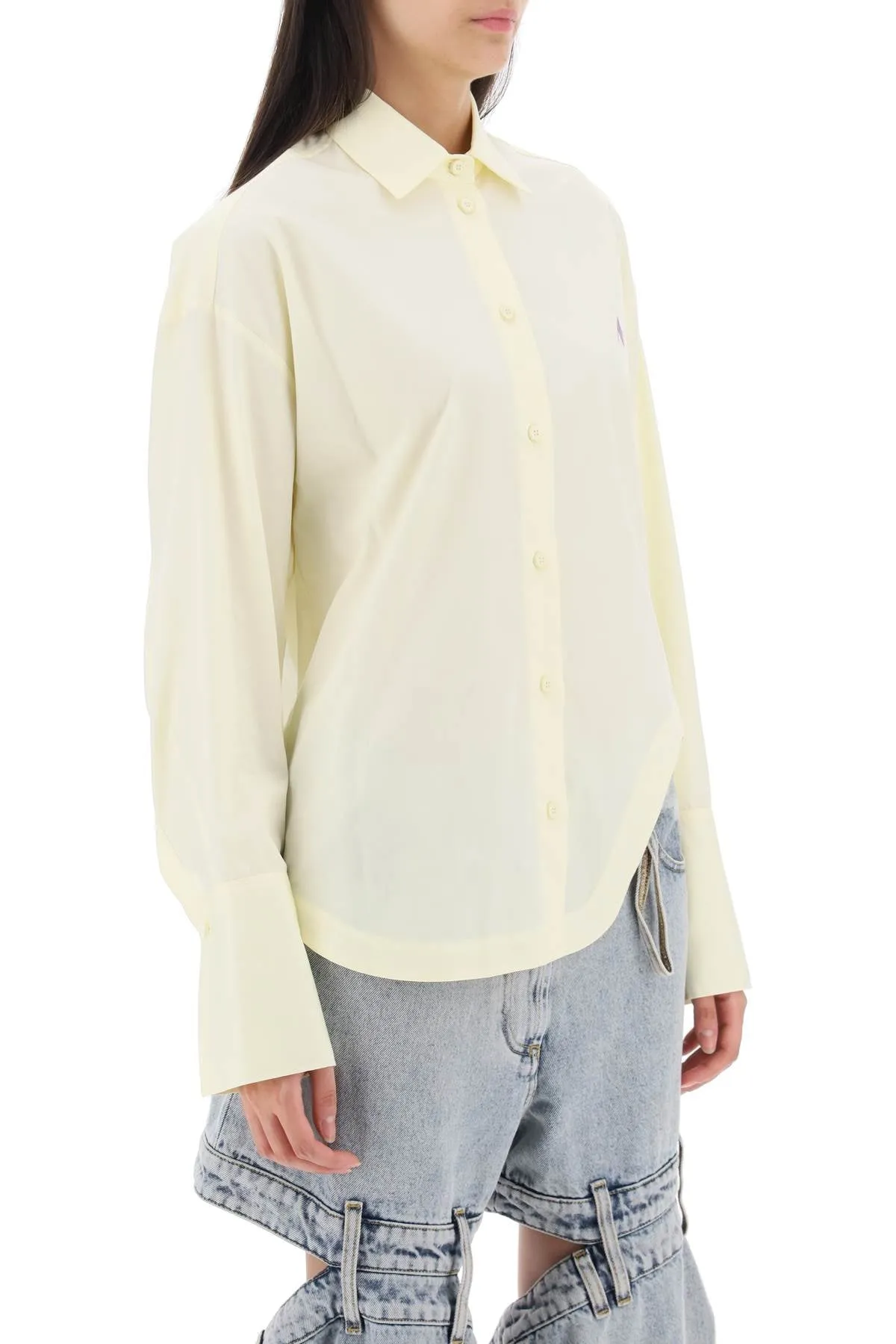 The attico eliza cotton shirt