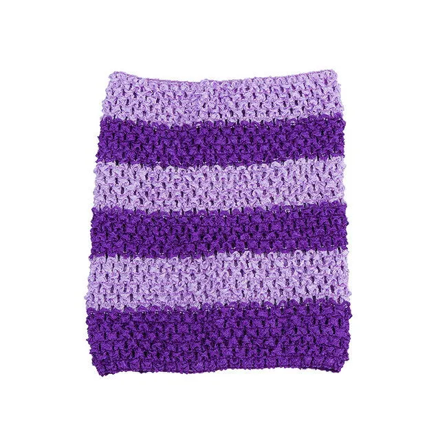 TINSAI Chest Wrap 20*23CM 30 Color 9 inches Elastic Wrapped Chest Knit Girl Crochet Headband Tutu Tube Tops Wide DIY Skirt Dress