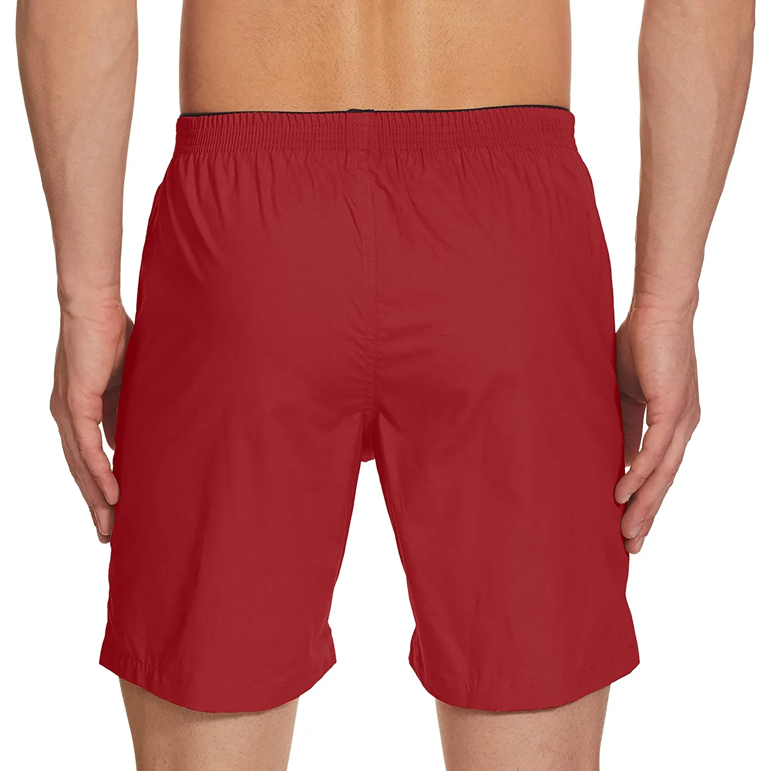 US Polo Red Cotton Boxer Shorts for Men