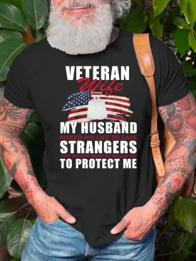 Veteran Wife Men T-Shirt