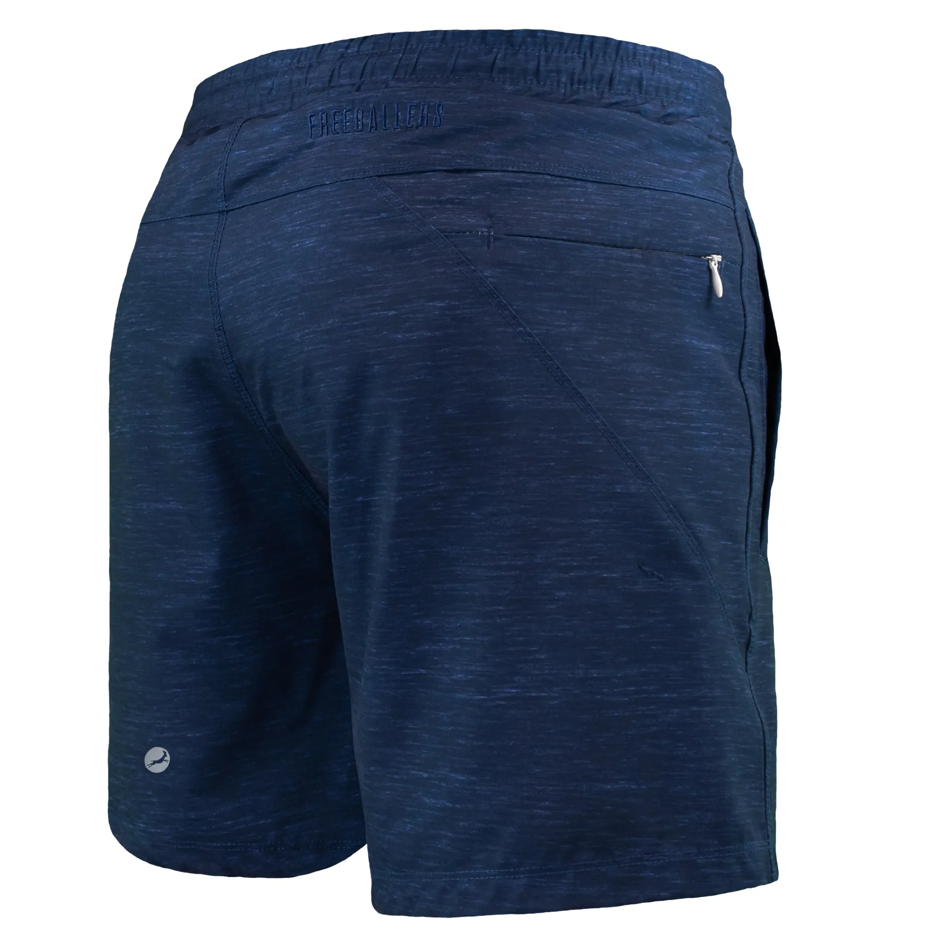 Youth Navy Heather Freeballers - Sport Shorts