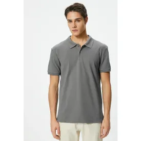 ZR Grey Slim Fit Polo