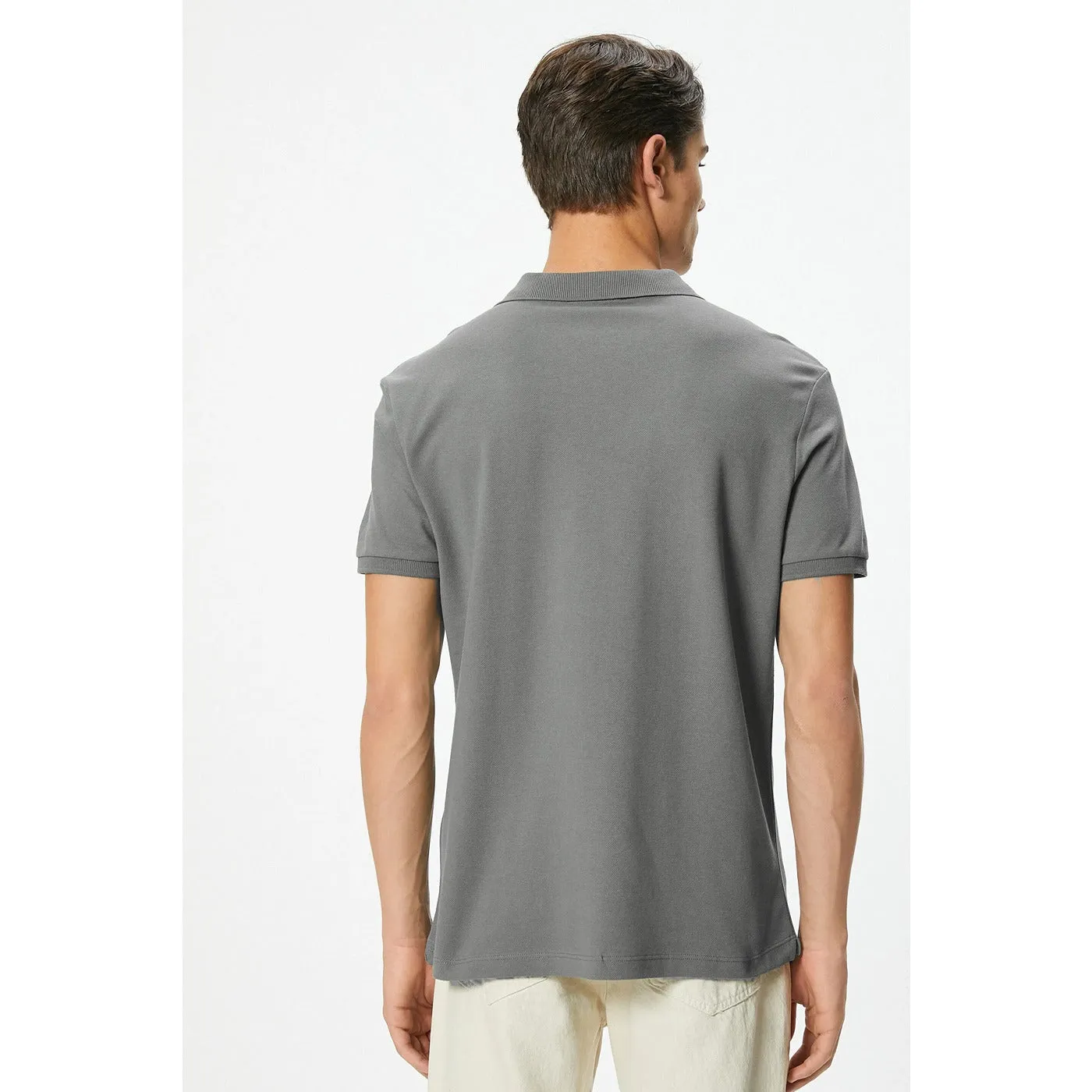 ZR Grey Slim Fit Polo